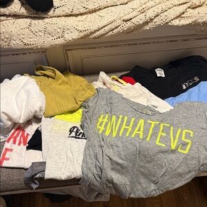 PINK Victoria's Secret / American Eagle shirt bundle